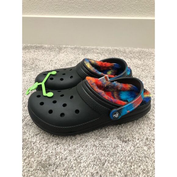 Crocs Unisex Classic Lined Clogs Size Women’s 10/ Men’s 8 - Picture 4 of 9
